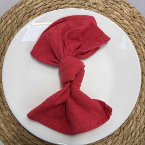 Serviette rose fuchsia