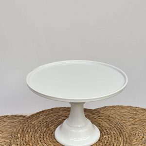 Support à gâteaux blanc