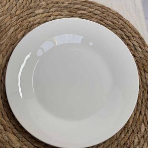 Grande assiette écrue
