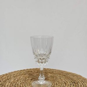 Verre à pied à motif