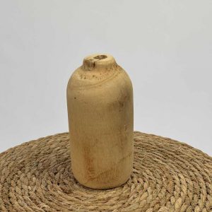Vase arrondi en bois
