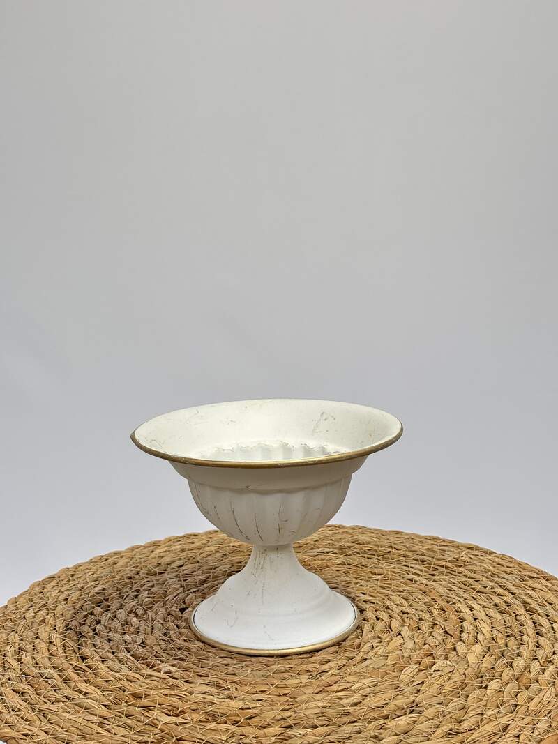 Vase Médicis blanc