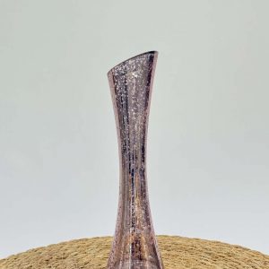 Vase rose paillette