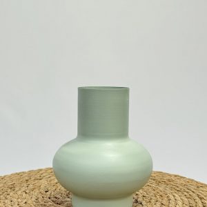 Vase vert pastel