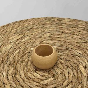 Rond de serviette en bois lisse