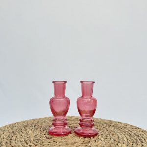 Lot de 2 Soliflores fucshia