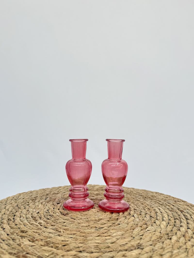 Lot de 2 Soliflores fucshia