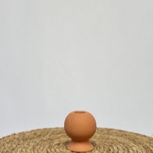 Vase boule terre cuite
