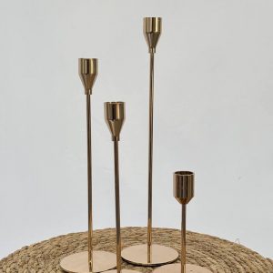 Ensemble de 4 bougeoir rose gold